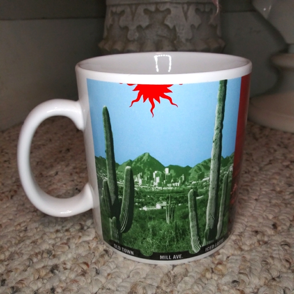 Vintage Starbucks 1999 X-Large Phoenix City/Desert Collectible Coffee Mug - Picture 3 of 9